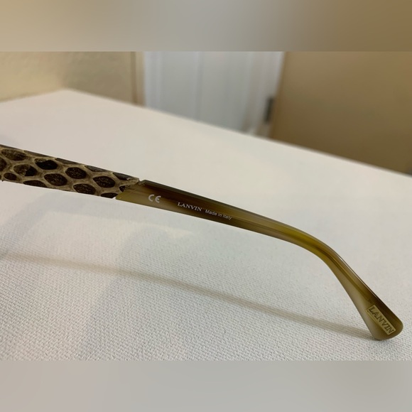 LANVIN SLN 501 Col.092N.Python Sunglasses. Made in Italy - Picture 6 of 6